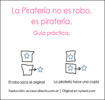 La piratería no es robo